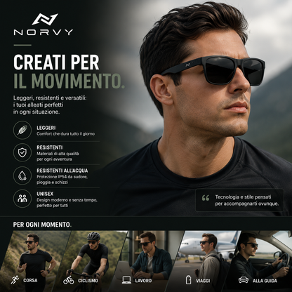 NORYV FLOW - Occhiali Smart Bluetooth